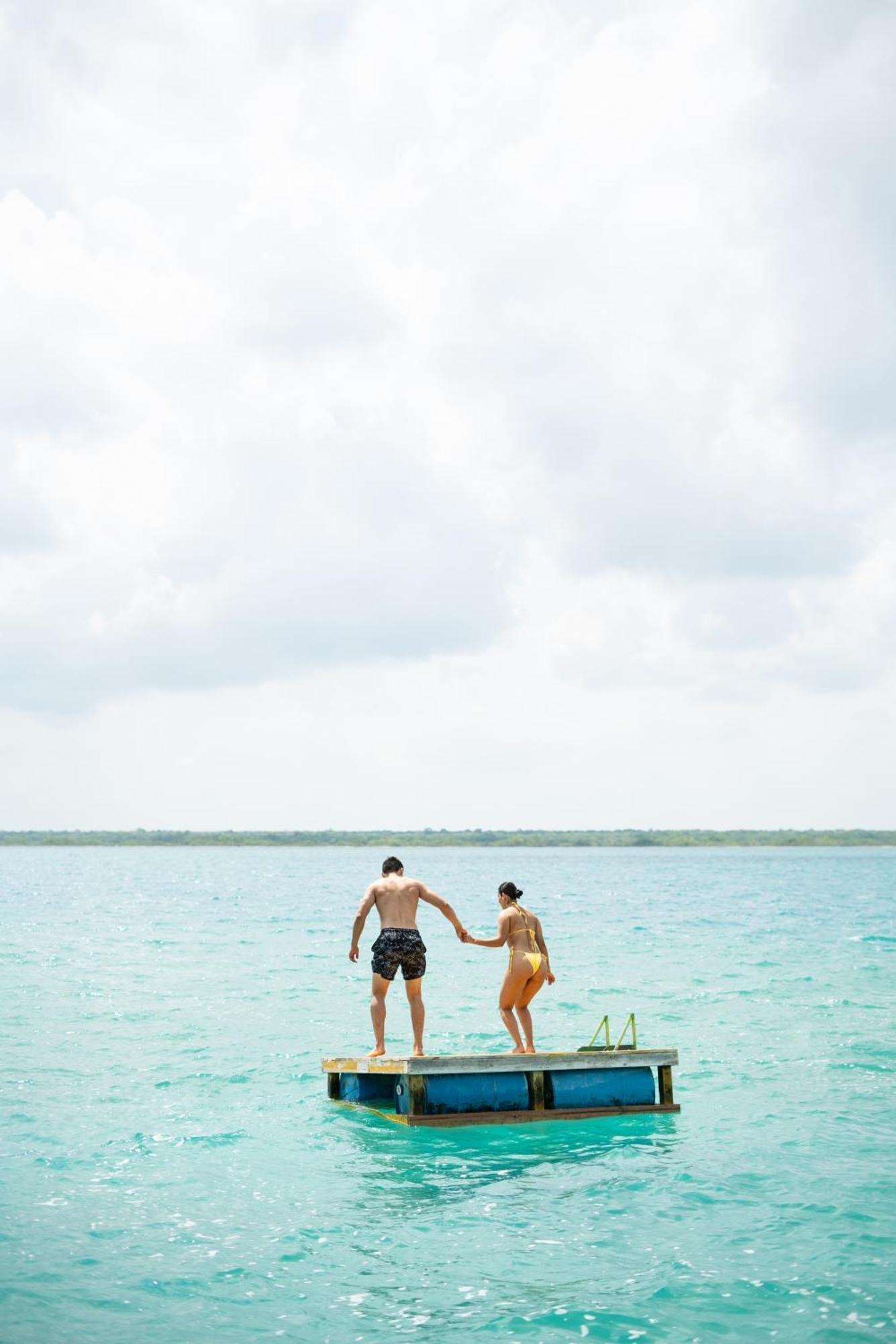 B 7 Blue Bacalar Apartment Luaran gambar